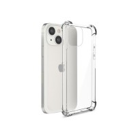 Coque Silicone Transparent pour iPhone 13 avec Coins Renforcés