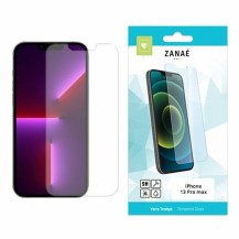 Verre trempé transparent compatible iPhone 14 Plus et 13 Pro Max