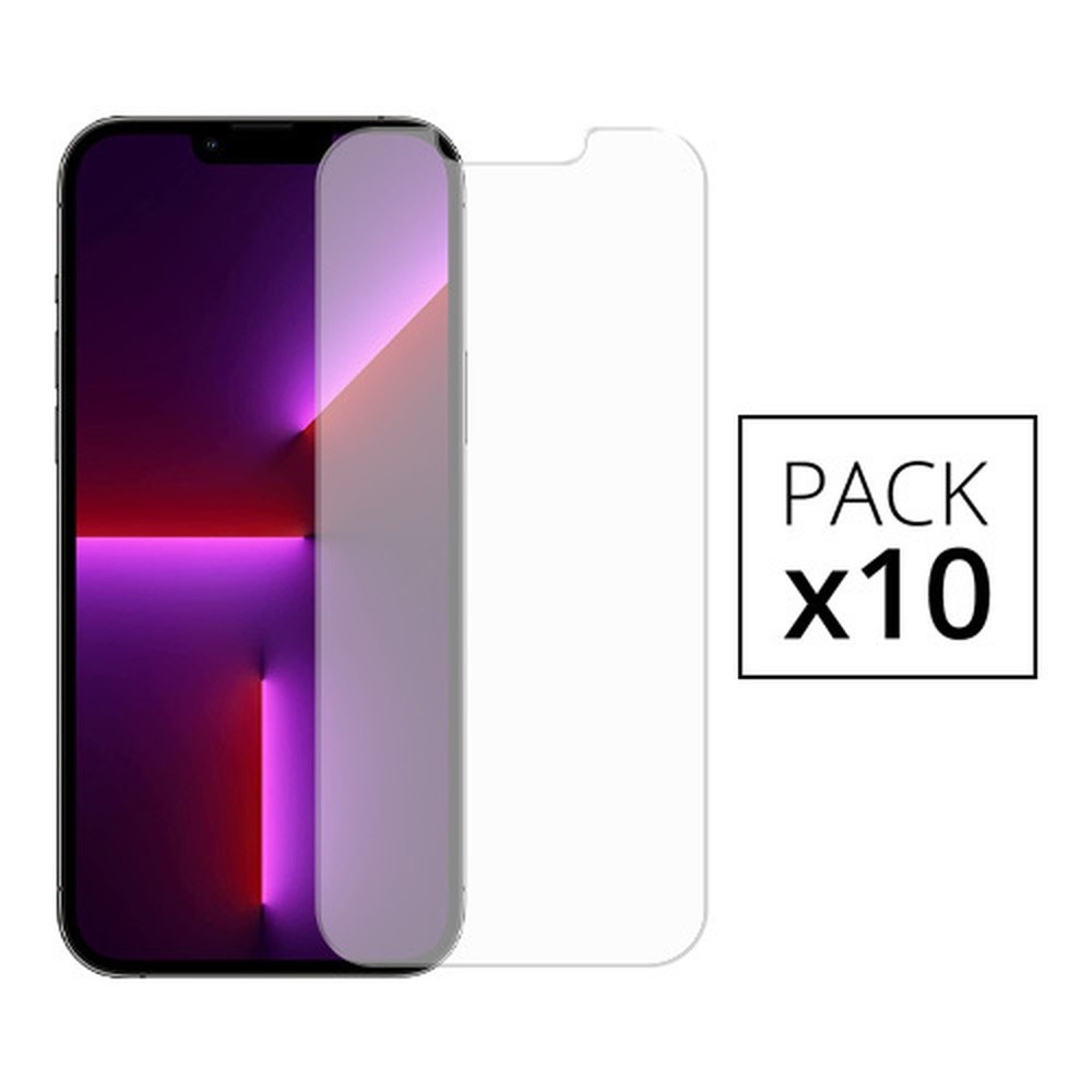 Verre trempé transparent pour iPhone 14 Plus et 13 Pro Max