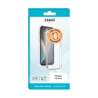 Coque transparente en silicone pour iPhone 13 mini avec coins renforcés