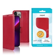 Étui portefeuille rouge pour iPhone 13 Pro Max