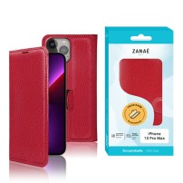 Étui portefeuille rouge pour iPhone 13 Pro Max