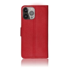 Étui portefeuille rouge pour iPhone 13 Pro Max