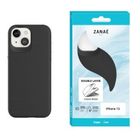 Coque Double Layer pour iPhone 13 en noir