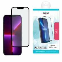 Verre trempé Full Cover Noir pour iPhone 14 Plus et 13 Pro Max