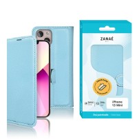 Étui Portefeuille Zanae Bleu Clair pour iPhone 13 mini