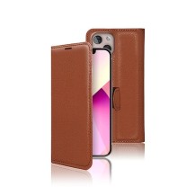Etui Zanae pour iPhone 13 mini couleur marron