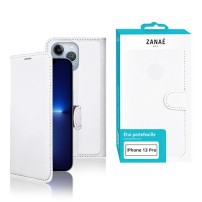 Etui portefeuille blanc pour iPhone 13 Pro