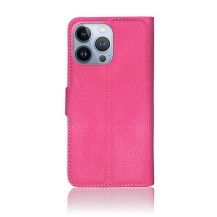 Etui portefeuille fushia pour iPhone 13 Pro