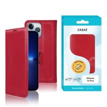 Etui Portefeuille Zanae Rouge pour iPhone 13 Pro
