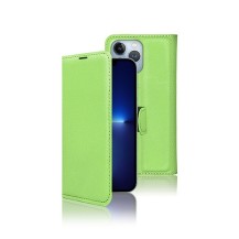 Étui portefeuille Zanae vert pour iPhone 13 Pro