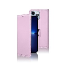 Étui portefeuille Zanae rose pour iPhone 13 Pro avec rangement cartes