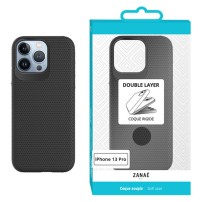 Coque Double Layer pour iPhone 13 Pro en noir