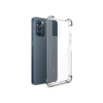 Coque silicone transparente pour Oppo Reno6 5G avec coins renforcés