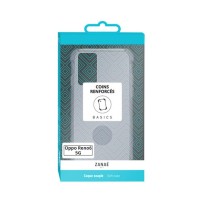 Coque silicone transparente pour Oppo Reno6 5G avec coins renforcés