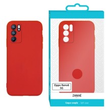 Coque Zanae Color Rouge pour Oppo Reno6 5G