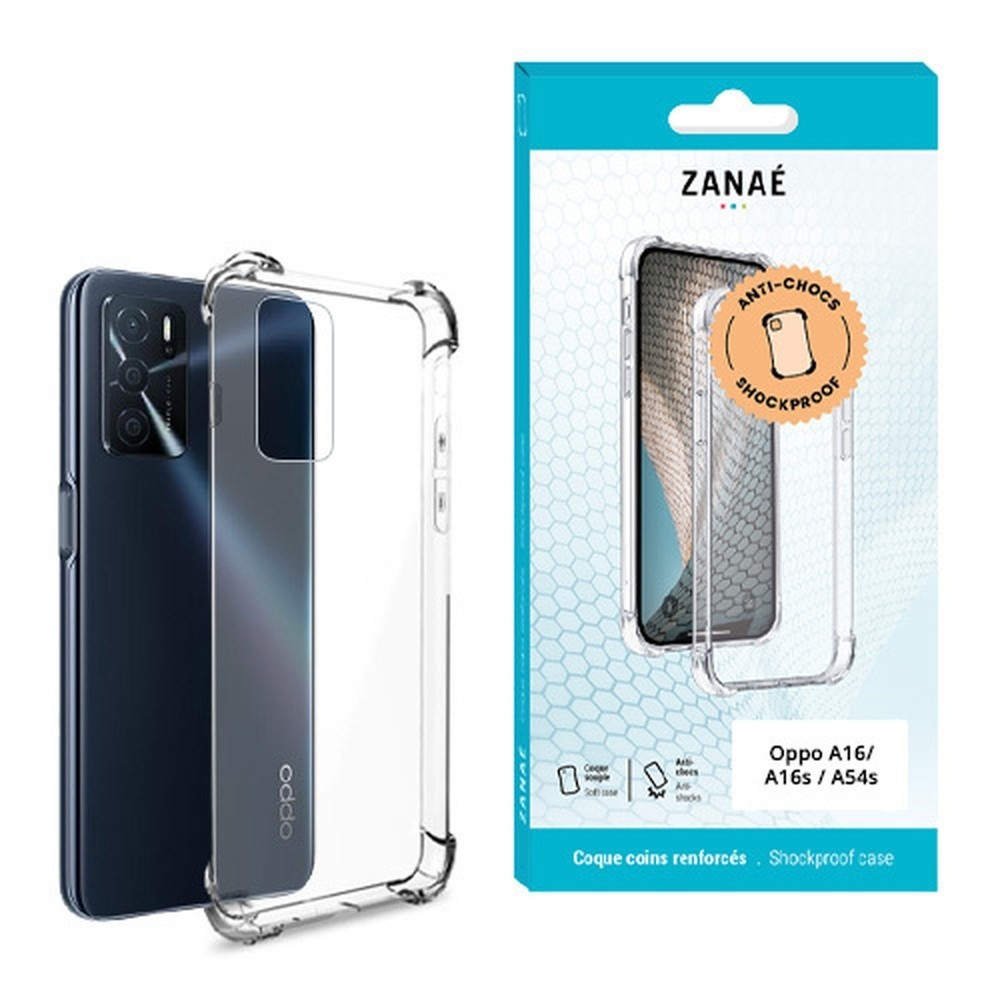 Coque Silicone Transparente pour Oppo A16 / A16s / A54s