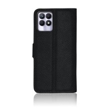 Etui Portefeuille Zanae noir pour Realme 8i