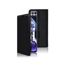 Etui Portefeuille Zanae noir pour Realme 8i