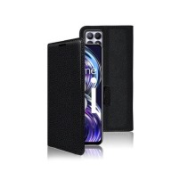 Etui Portefeuille Zanae noir pour Realme 8i