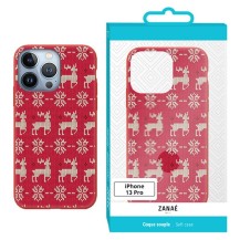 Coque de Noël rouge pour iPhone 13 Pro