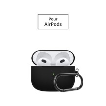 Étui Soft-Touch noir pour AirPods 3
