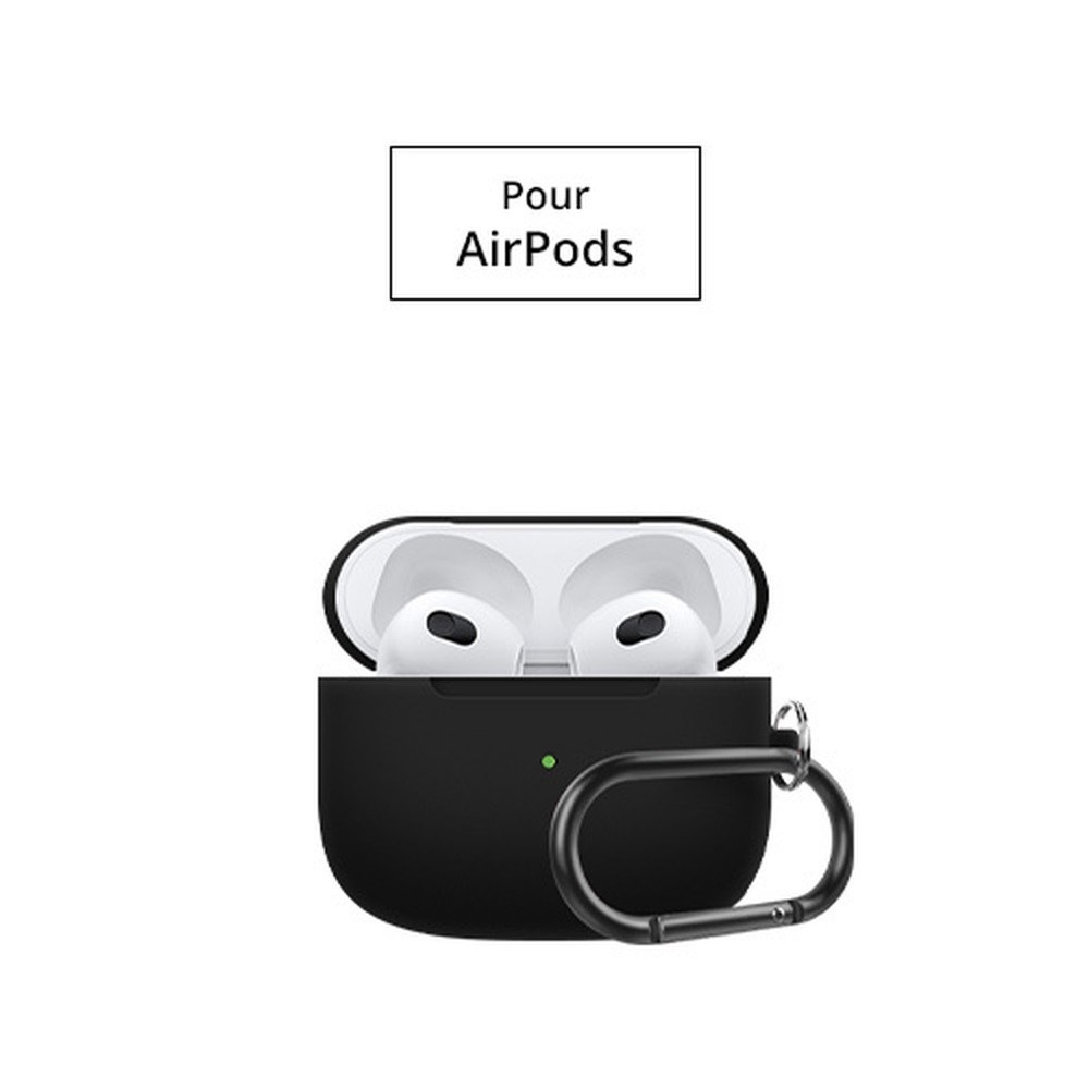 Étui Soft-Touch noir pour AirPods 3