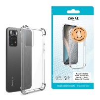 Coque en silicone transparente avec coins renforcés pour Redmi Note