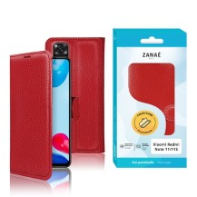 Etui portefeuille Zanae rouge pour Redmi Note 11 et 11S