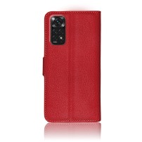Etui portefeuille Zanae rouge pour Redmi Note 11 et 11S
