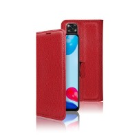 Etui portefeuille Zanae rouge pour Redmi Note 11 et 11S