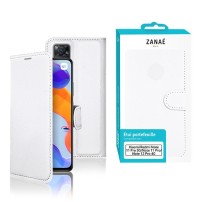 Etui Portefeuille Zanae Blanc pour Redmi Note 11 Pro et Note 12 Pro 4G