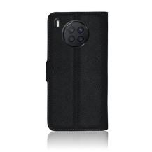 Étui Portefeuille Zanae pour Huawei Nova 8i et Honor 50 Lite en noir