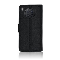 Étui Portefeuille Zanae pour Huawei Nova 8i et Honor 50 Lite en noir