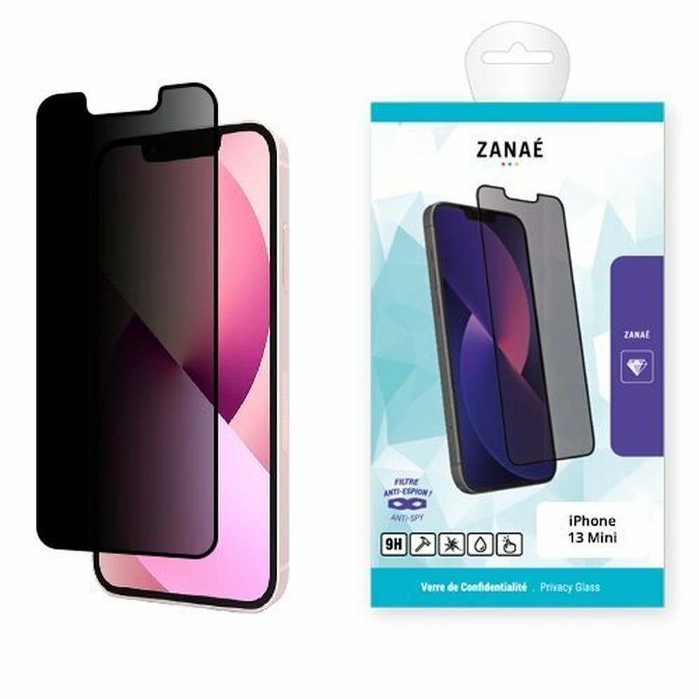 Verre trempé de confidentialité pour iPhone 13 Mini