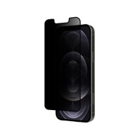 Verre trempé de confidentialité pour iPhone 12 Pro Max en noir