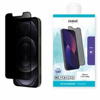 Verre trempé de confidentialité pour iPhone 12 Pro Max en noir