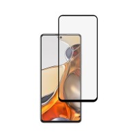 Verre trempé Full Cover noir pour Xiaomi 11T et 11T Pro