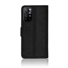 Etui portefeuille Zanae noir pour Xiaomi Poco M4 Pro 5G et Redmi Note 11S 5G