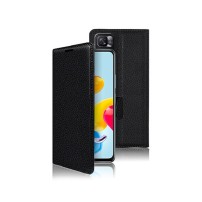 Etui portefeuille Zanae noir pour Xiaomi Poco M4 Pro 5G et Redmi Note 11S 5G