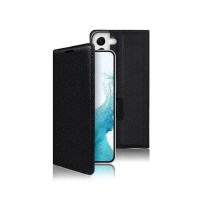 Etui portefeuille noir Zanae pour Samsung Galaxy S22