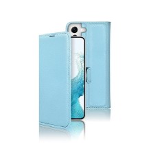 Etui Portefeuille Zanae bleu clair pour Samsung Galaxy S22