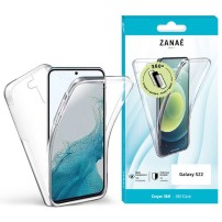 Coque 360 transparente pour Samsung Galaxy S22
