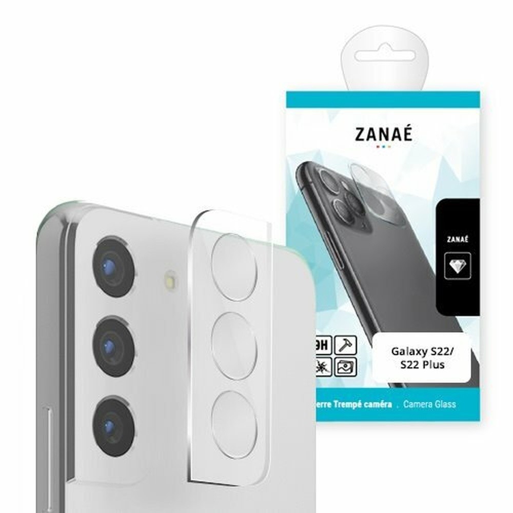 Verre trempé pour caméra Samsung Galaxy S22 et S22 Plus