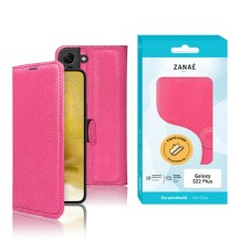 Étui portefeuille Zanae couleur fushia pour Samsung Galaxy S22 Plus