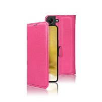Étui portefeuille Zanae couleur fushia pour Samsung Galaxy S22 Plus