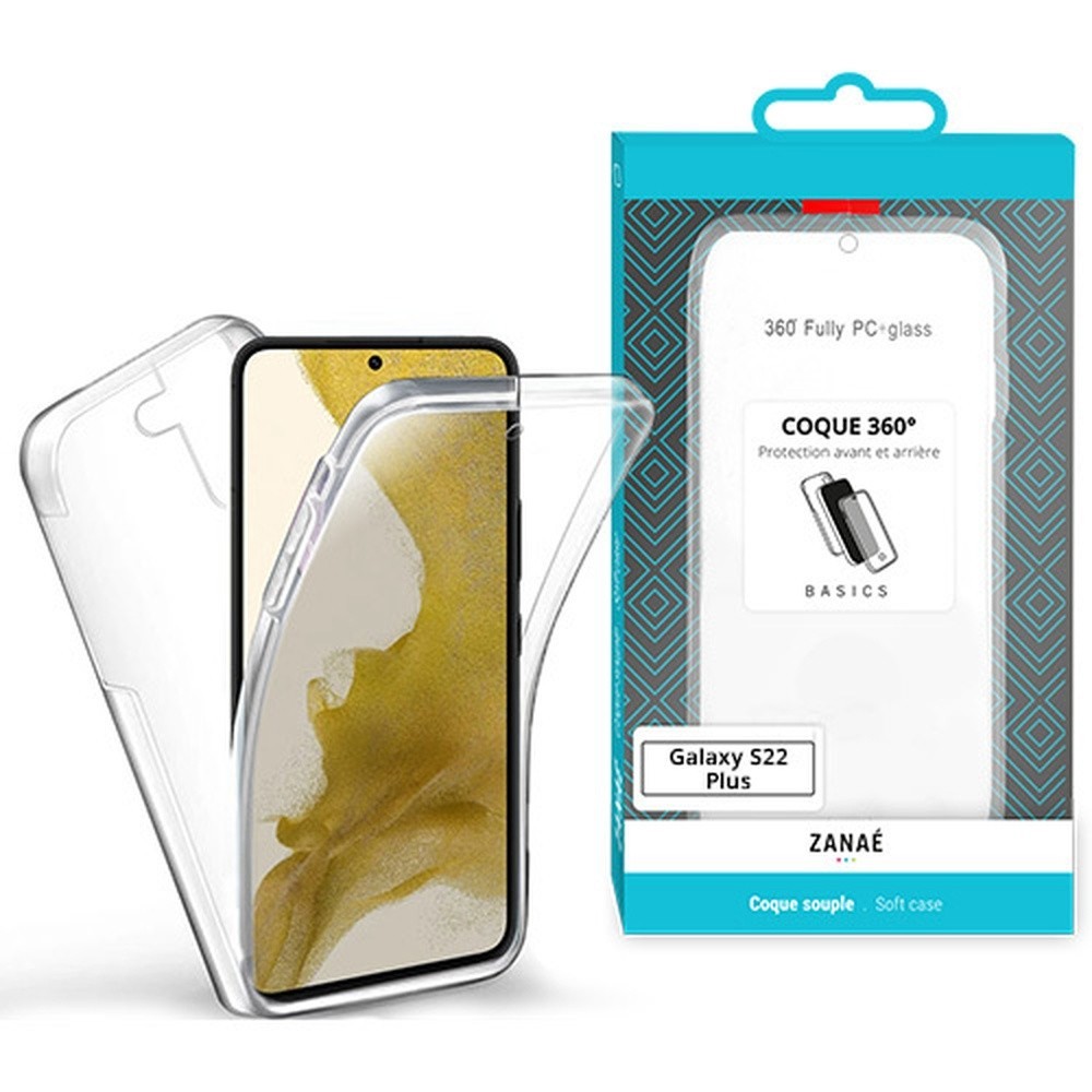 Image de la coque 360 transparente pour Galaxy S22 Plus