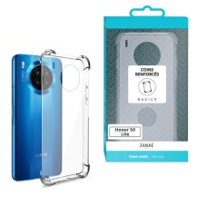 Coque silicone transparente avec coins renforcés pour Honor 50 Lite et Nova 8i