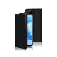 Etui Portefeuille Noir pour Realme C20 et C11 (2021)