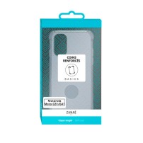 Coque silicone transparente avec coins renforcés pour Motorola G31 et G41